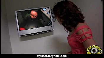 Preview 2 of Malay Jilbab Fuck4 - Ebony at the gloryhole jizzed on 17