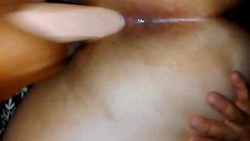 Preview 4 of Jah T Big Hoe Movie - mi esposa y su dildo 15 pulgadas
