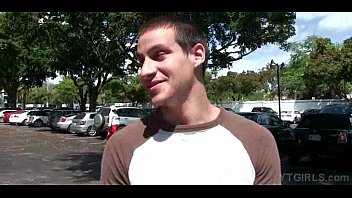 Preview 1 of Mom Cleaning Naked - Hot stranger&#039_s big bouncing boobs in public