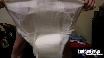 Preview 1 of Jordi Elnino Bathtoof - Horny Puppy Diaper Change
