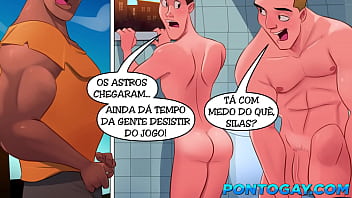Preview 3 of Latex Secretary Interracial - Astros do Basquete - Eles gostam de cuzinhos virgens - Super compilado