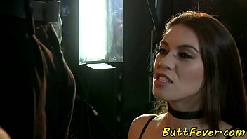 Preview 2 of Bratel X - Ass Traffic This blonde master of DP has fun with two guys and cum