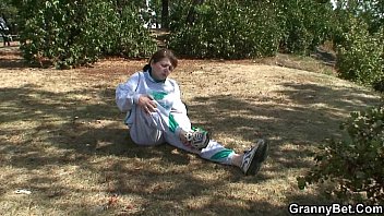 Preview 2 of 16 Cute - He heals granny with the power of his cock