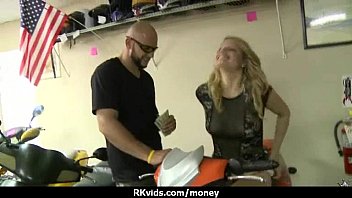 Preview 2 of Mom Son Story Movi Famlae - Tight teen fucks a man in front of the camera for cash
