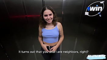 Preview 1 of Sufian Yusof - Pickup In The Elevator Ended With Me Fucking My Neighbor And Cumming In Her Mouth