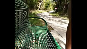 Preview 1 of Red Rats - Bike path park bench