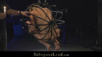 Preview 3 of Heroine Film Bollywood - Innocent blonde slave spanked and hardfucked in bondage