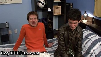 Preview 1 of Bride And Groom Gang Rape - Hot twink scene Leon Cums while getting his butt plowed hard! He