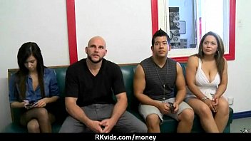 Preview 3 of Pov Smallnage - Sexy exhibitionist GFs are paid cash for some public fucking 21