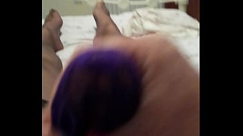 Preview 1 of Damn Sasha Pron - gay slutty sissy crossdresser eats cum