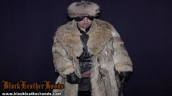 Preview 2 of Sunny Lion Live Sex - BlackLeatherHands Leather-Fur-with 12PA III