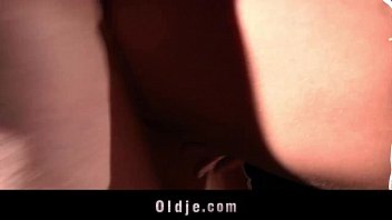 Preview 4 of Deni Devin - Lucky old bastard fucking free young blonde sexy slut