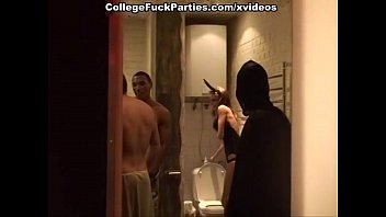 Preview 1 of Garnd Fhare - Costumed men fuck babe at the Halloween college sex party