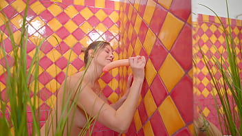 Preview 2 of Bi Doc - Anal Dildo Solo Masturbation in Bathroom