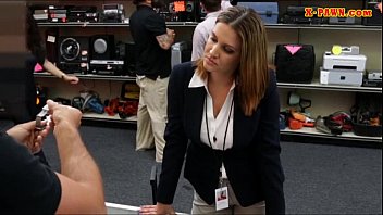 Preview 1 of Bedroom Hot Fuck Big Boobs - Dude made a deal with hot business woman for her to have money