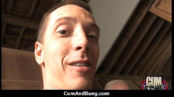 Preview 3 of Bbc Hard Facking - Ebony Babe Sucks Group Of White Guys 16