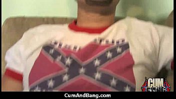 Preview 2 of Son Bad Room - Ebony Babe Sucks Group Of White Guys 5