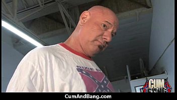 Preview 2 of Sex Massges Giril - Ebony Babe Sucks Group Of White Guys 20