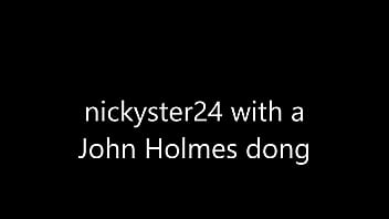 Preview 1 of School Sex Pron Movie - nickyster14 my ass takes on john holmes dildo
