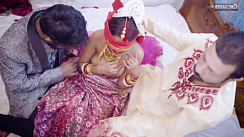 Preview 2 of Chatting Turn Into Sex - GangBang Suhagarat Part 2 - Desi Indian Cute Wife Very 1st Suhagarat ( Full Movie )