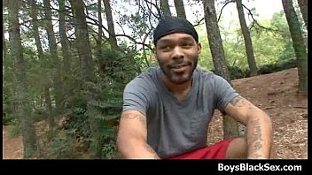 Preview 1 of Ellie Bamber - Blacks on boys - Nasty gay interracial hardcore action 14