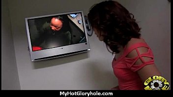 Preview 2 of Our Piss Drinking - Horny Lady Enjoys Gloryhole Cocksucking Interracial 10