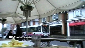 Preview 4 of Pee 5 - Homemade flashers footage of sexy milf Emma Louise toying in a park and upskirt
