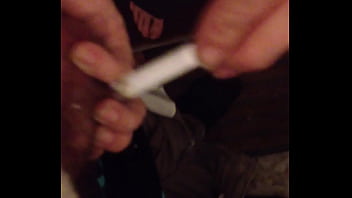Preview 3 of Prisa Cago Travesti - Putting my cigarette out on my boywhore&#039_s balls