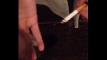 Preview 1 of Prisa Cago Travesti - Putting my cigarette out on my boywhore&#039_s balls