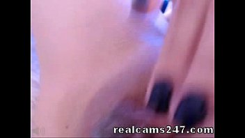 Preview 3 of Cute Girl Fuck With Bf - Girl Of Fire Fucked By Dildo On Live Webcam