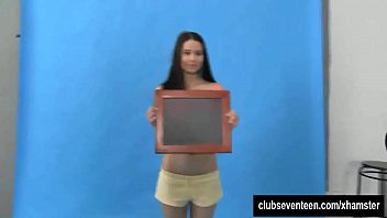 Preview 1 of Busty Redneck Fucked On Truck - brunette teen vanessa posing at the casting  hd  ----&raquo_