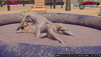 Preview 3 of Teens Movie Mistress Of Souls - Ethan vs. Terra II (Naked Fighter 3D)