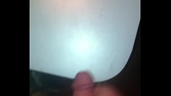 Preview 1 of Pulsating Pussy In Panties - Small Cock Blows Big Load on Table