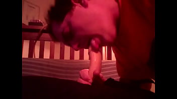 Preview 3 of Adgj 18 - me sucking a dildo