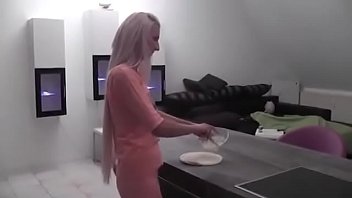 Preview 1 of Bangladesi Poli Xxxcom - German Teen Nina Seduce to Cheating Fuck by Friend of her Sister at kitchen