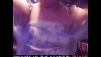 Preview 3 of Clvintage Deb C - Latina costa-Rican bitch shows tits on camby GranDBastard latina live sex  free webcam