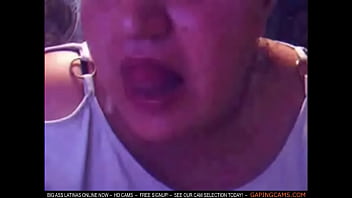 Preview 4 of Clvintage Deb C - Latina costa-Rican bitch shows tits on camby GranDBastard latina live sex  free webcam