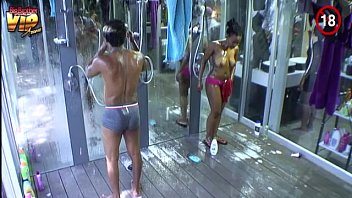 Preview 4 of Happy Bijoy - Big Brother Africa Nude Shower Hour (Day25) Goitse,  Sipe &amp_ Trezagah