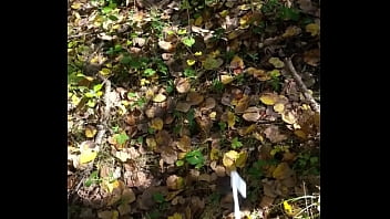 Preview 2 of Video Penis - 10 cum ropes in the woods