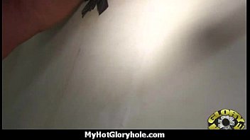 Preview 2 of C Reampic Side View - Hottie sucks and fucks black cock for cusmhot at gloryhole 2