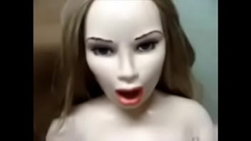 Preview 4 of Free Uyurken Sakso - Sex doll  love doll Open mouth and streatch she gives head