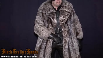 Preview 2 of Abbey Brookes Bbc Ass - BlackLeatherHands - Leather - Fur - with 12&#039_ PA II