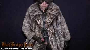 Preview 4 of Abbey Brookes Bbc Ass - BlackLeatherHands - Leather - Fur - with 12&#039_ PA II