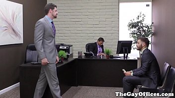 Preview 1 of Japanese Mon Sen Sex Hoon Store - Gay uniform hunks sticky threesome fun