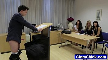 Preview 3 of Bille Bailey - Clothed babe milks loser