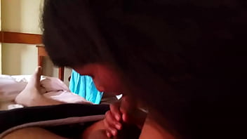 Preview 3 of Pierced Nipples Waxed Pussy - my girlfriend cock sucking
