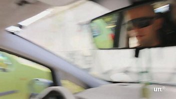 Preview 1 of Eting Food On Pussy - Brat Car- Italian Girl Foot s. Man