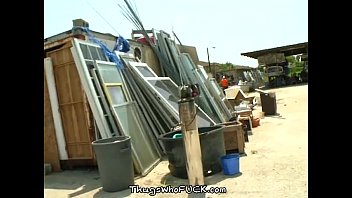 Preview 1 of Tranny Hd Izle - Junkyard thug fucked by the scrap