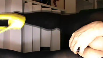 Preview 1 of Hairy Pussy Virgin Defloration - Dildo anale da 100 Cm 24