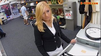 Preview 2 of Crystal Australia - Sexy blonde Milf fucked by pawnkeeper and gets payed